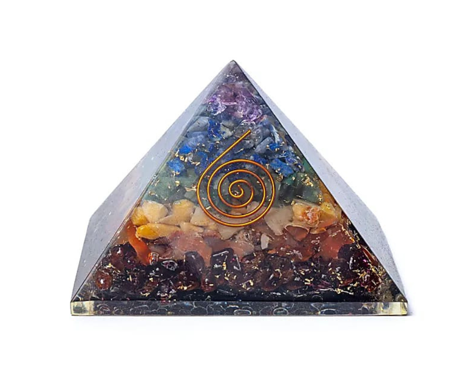 Orgonite pyramide 7 chakra